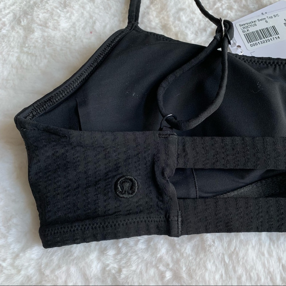 lululemon Seersucker Swim Top B/C black - Picture 3 of 8